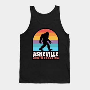 Asheville North Carolina Bigfoot Sasquatch Blue Ridge Mountains Tank Top